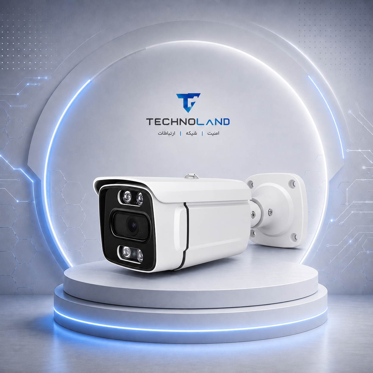 دوربین تحت شبکه PIB535sony-c پنج مگاپیکسل برد sony335L12b کیس فلز - کد755